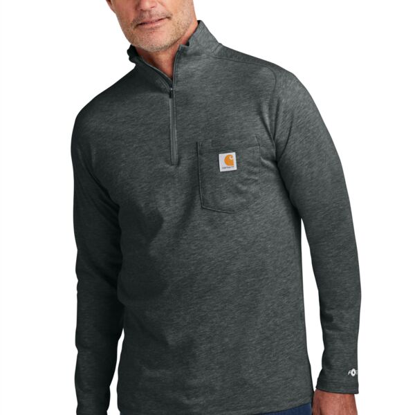 Carhartt Force ® 1/4 Zip Long Sleeve T Shirt Thumbnail