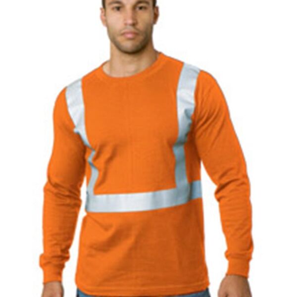 USA-Made 50/50 Hi-Visibility Long Sleeve T-Shirt Thumbnail
