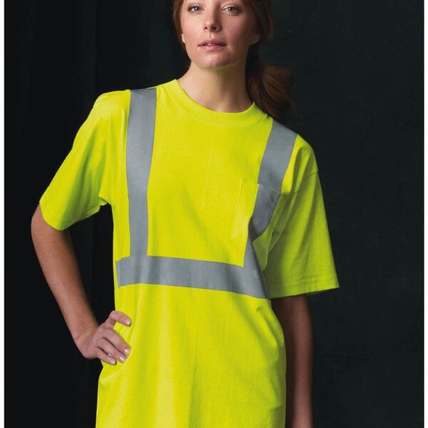 USA-Made 50/50 High Visibility Pocket T-Shirt Thumbnail